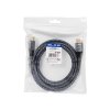 HDMI kábel 8K 2m lapos fonott