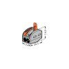 Univerzális csatlakozó 2 x 4 mm 222-412 WAGO