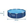 basen ogrodowy stelazowy 305 62715