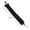 Poduszka turystyczna podrozna rogal zaglowek na szyje schowek do wypelnienia czarna 173138