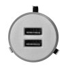 Süllyesztett USB töltő 2x 3,4A ezüst
