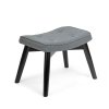 Fotel lábtartóval Norse szürke