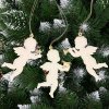 CA0757 KARÁCSONYI DÍSZEK "ANGYALKÁK" 3 DB.