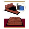 167116 sbp140set05 piaskownica drewniana premium 140 x 140 cm zestaw M0