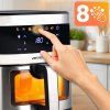 Olaj nélküli sütő Air fryer Berdsen BD-656 ezüst