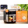 Olaj nélküli sütő Air fryer Berdsen BD-656 ezüst