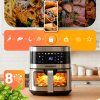 Olaj nélküli sütő Air fryer Berdsen BD-656 ezüst