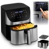 Zsírtalan légsütő Air fryer Berdsen BD-659 ezüst