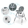 Ricokids Mani etetőszék szürke