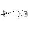 Kültéri irányított ultra HD 4K TV antenna Berdsen BD-954