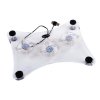Laptop hűtőpad 3 ventilátor plexi