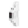 1-fázisú analóg energia kijelző, 40A, 1 modul, DIN TH-35mm