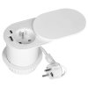 Bútoraljzat USB töltővel és csúszófedéllel, 1,9 m-es kábel, 1x2P+E (francia), 2xUSB (A+C típus; PD20W), fehér