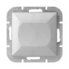 Süllyesztett négyállású kapcsoló Pearl, 10A, 250V, WP-8P, ezüst