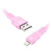 Lightning gyorstöltős USB kábel 0,9M Pasztell