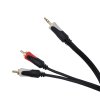 3,5 mm sztereó dugó - 2RCA audio 10m Cabletech Basic Edition