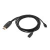 MHL kábel HDMI-micro USB dugó 1,5M