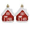 CA1323 KARÁCSONYFADÍSZ HÁZIKÓK 7 CM 2 DB.