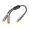 Fehér RCA elosztó, 15 cm – 91-231-