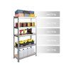 Fém polc 180x90x40cm HR-812 + ingyenes csomagolás