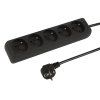 Fekete hosszabbító, 3 m, 5 mm – 98-743-