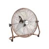 18"/45cm padlóventilátor 200W réz körfúvó arany