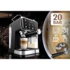 Karos kávéfőző tejhabosítóval 20 bar Berdsen BD-773 fekete