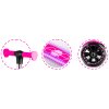 Világító sötétben háromkerekű egyensúlyozó roller gyerekeknek Ricokids Jelly - rózsaszín