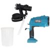 A DEDRA SAS+ALL DED7057 akkumulátoros festékszóró aggregátor - 0,7l/perc, 60 DIN-S viszkozitás, 2,0-2,5mm fúvókák, 900ml.