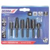 Fém- és faipari fúrófejek, DEDRA 07F501 6 darabos szett, 6 mm-es szár, HCS