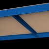Fém polc 180x90x40 kék Rebel