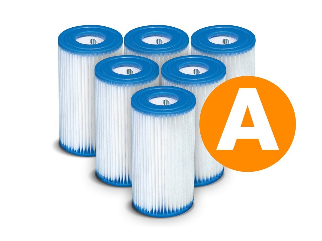 Cartuș de filtrare pentru pompă complet Tip A 6 buc INTEX 29000 x6