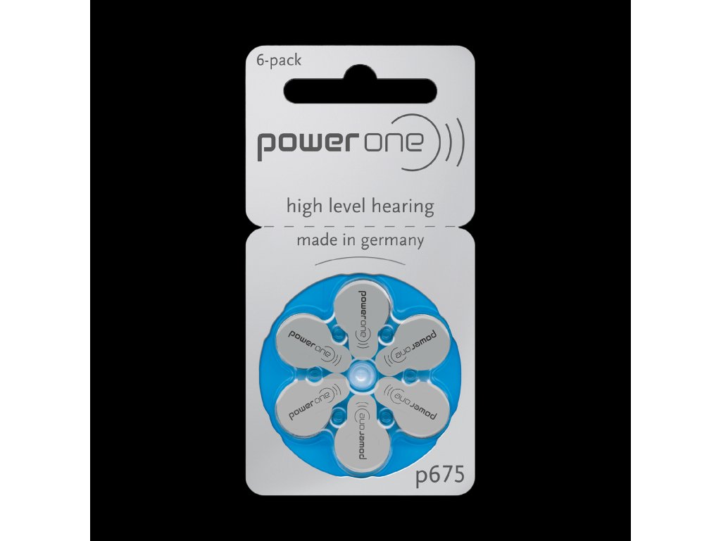 Baterie pentru aparate auditive POWER ONE VARTA PR44/675 6buc./blister