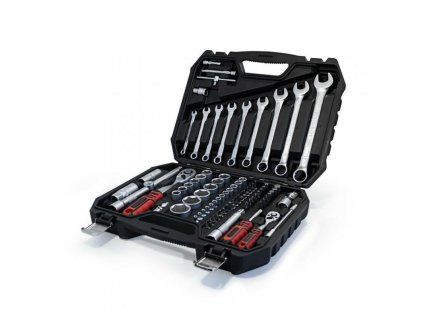 tool set spanners sockets bits 82 el in case