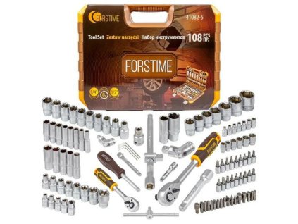 FORSTIME Set mare de unelte 108 Piese 1/4" 1/2" hexagonale 4-32mm