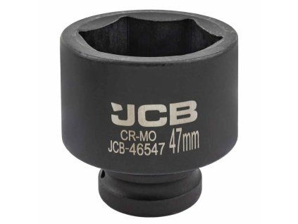Cheie cu dublu cap JCB Udar 3/4" 47mm 6-fațete Cr-Mo