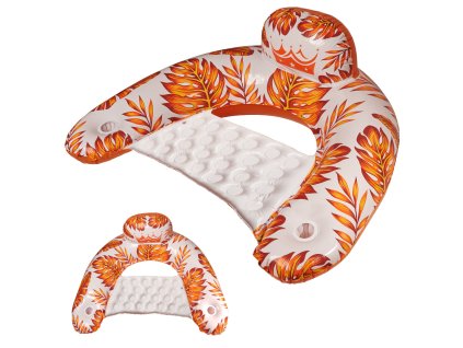 Scaun de baie șezlong hamac apă portocaliu