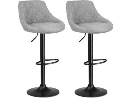 Set bar 2 scaune Nerra gri