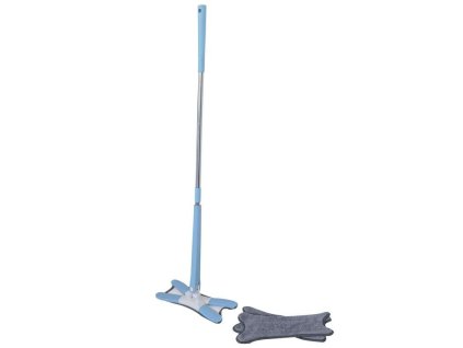 Mop pentru Pardoseală Rotativ Tip X cu Stoarcere + 3 Accesorii