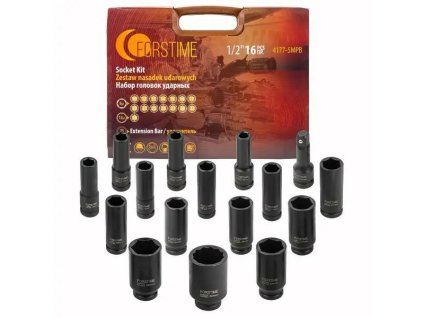set of 1%252F2 hexagonal impact sockets 16 pieces