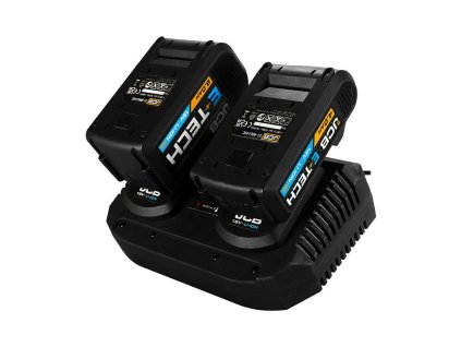 Încărcător pentru acumulatori - dublu 18V 2x3.5A