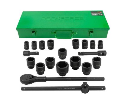 Set de unelte cu impact 3/4" 21 de piese.