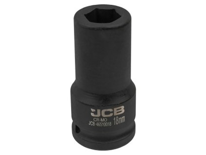 Cap de impact adânc JCB 3/4" Cr-Mo 6-unghi, 18mm, adaptor tubular