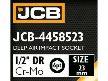 JCB ADAPTATOR PENTRU IMPACT ADÂNC 1/2" Cr-Mo 6-FACE 23mm CHEIE DE ROATA