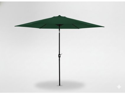 Umbrelă de grădină verde de 3 m cu husă *2569