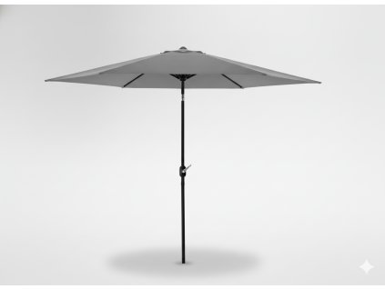 Umbrelă de grădină 3 m gri cu husă *5330