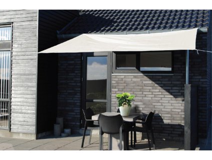 Pânză solară rectangulară bej 3 x 2,5 m *0471