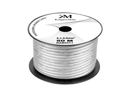 Cablu pentru difuzoare OFC 2 x 2,5 mm + ecran de folie