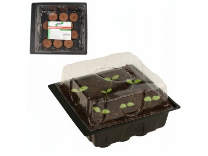 Sistem de Germinare (Mini Seră + 12 Tablete din Turba) pachet=4 buc *8549