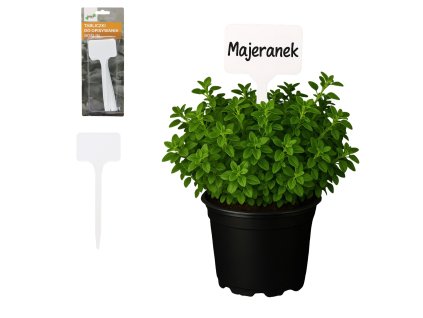 Set de 8 plăcuțe din plastic pentru etichetarea plantelor